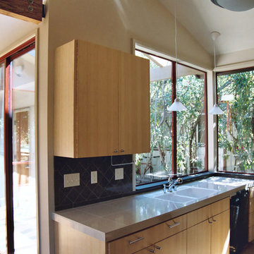 Kitchen Entry Patio, Faculty House, Palo Alto, CA, ENRarchitects