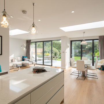 Kitchen extension and loft improvement in Kew