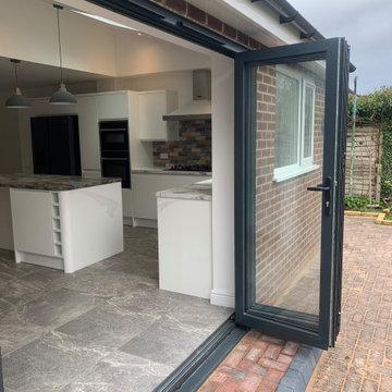 Kitchen Extension, bathroom and utility bournville