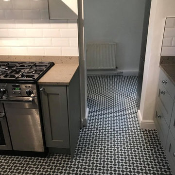 Kitchen floor & splashback