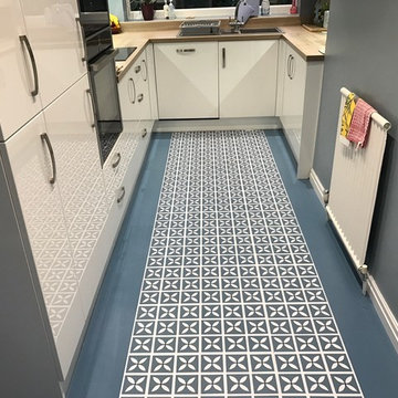 Kitchen Floor Transformation!