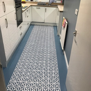 Kitchen Floor Transformation!