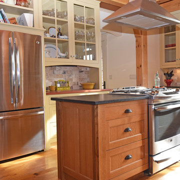 Kitchen for a Post & Beam Home