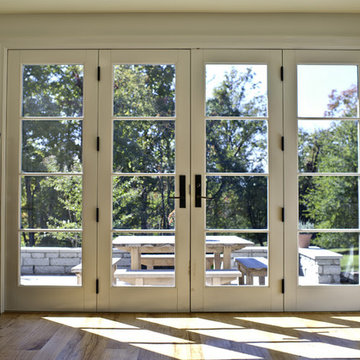Kitchen French Doors - Closed