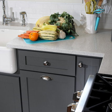 Kitchen Fun with Storm Gray - Close up of Grat Cabinet Doors