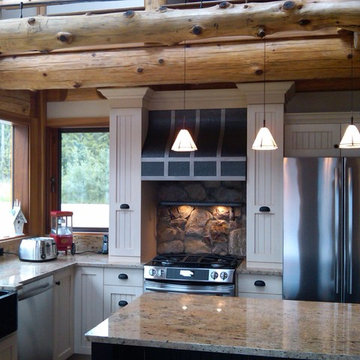 Kitchen ideas for log homes