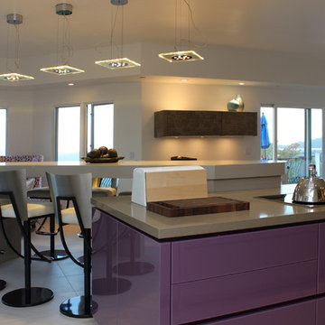 Kitchen in a Spanish style house in Los Gatos Hill