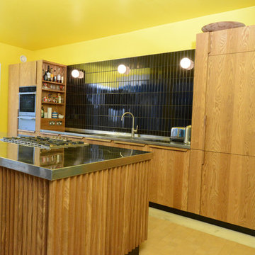 Kitchen in Baked Ash