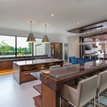 Kitchen in Contemporary Home for Entertaining