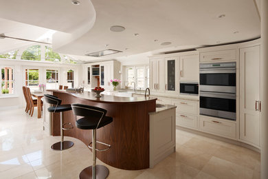 Design ideas for a contemporary kitchen in London.