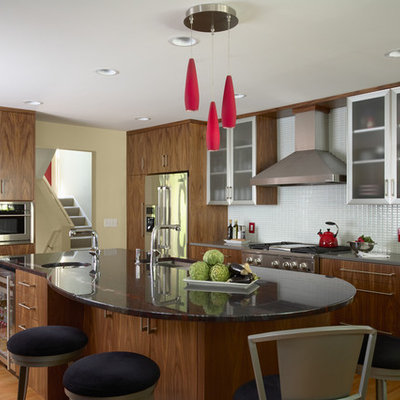 Trendy kitchen photo in Minneapolis with stainless steel appliances