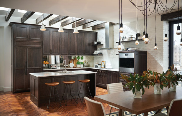 Transitional Kitchen by Sub-Zero, Wolf, and Cove