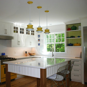 Kitchen island and cabinets