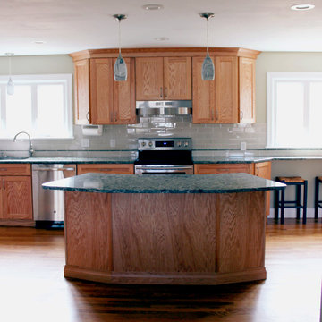 Kitchen island as gathering space
