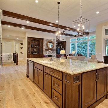 Kitchen Island Reverse - The Genesis - Family Super Ranch with Daylight Basement