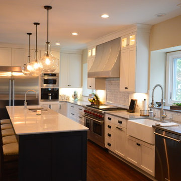 Kitchen Island, Sink and Counters