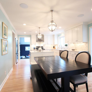 Kitchen Island with Built in Table