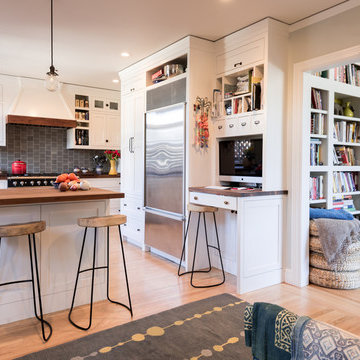 kitchen + Living Room