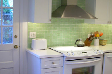フィラデルフィアにあるコンテンポラリースタイルのおしゃれなキッチンの写真