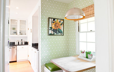 See a Pretty and Practical Kitchen Nook Makeover