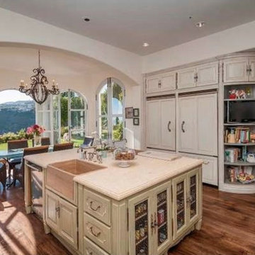Kitchen open to Breakfast Room and Views