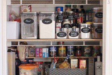 Example of a small kitchen design in Boston