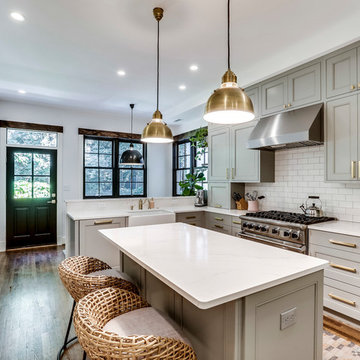 Kitchen, Powder Room and Backyard Remodel in Washington, DC