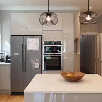 Kitchen Project 4 - Gloss Light Grey in Acton