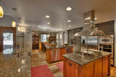 Kitchen - large transitional kitchen idea in Phoenix