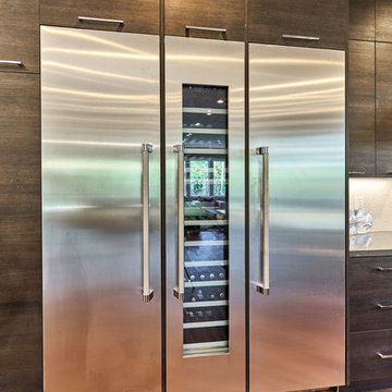 Kitchen Refrigerator - Freezer and Wine Fridge