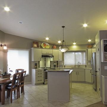 Kitchen Remodel and Redesigned Living