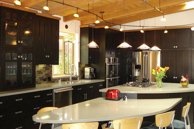 Inspiration for a craftsman kitchen remodel in Los Angeles