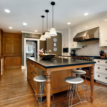 Kitchen Remodel Done In A Classic White Look