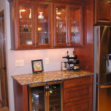 Kitchen Remodel featuring Cherry Cabinets