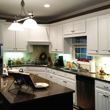 Kitchen Remodel Featuring Painted Cabinets