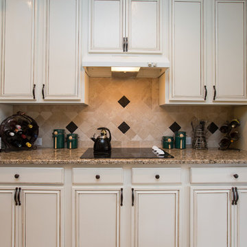 Kitchen Remodel, Granite Counters, Painted Cabinets. Gregg-0316