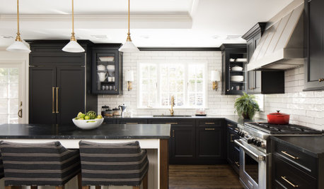 New This Week: 4 Kitchens With Dramatic Black Cabinets