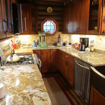 Kitchen remodel-Log home