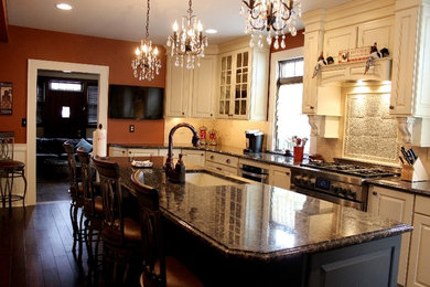 Example of a kitchen design in New York