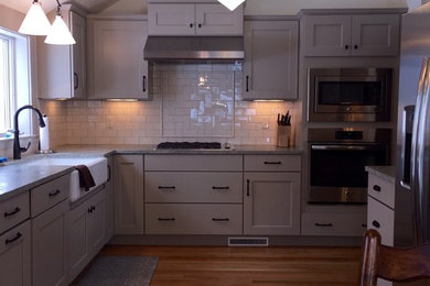 Inspiration for a cottage kitchen remodel in Boston