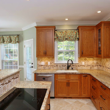 Remodel - Kitchen Cherry Cabinets