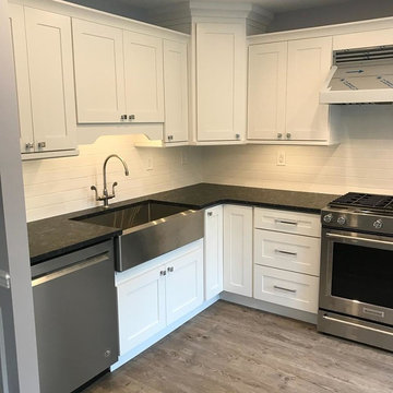 Kitchen Remodel- White Cabinetry