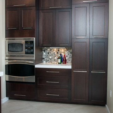 Kitchen Remodel with Espresso on Cherry Cabinets