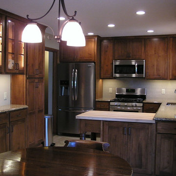 Kitchen Remodel with Maple Cabinets