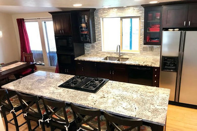 Transitional kitchen photo in Boise