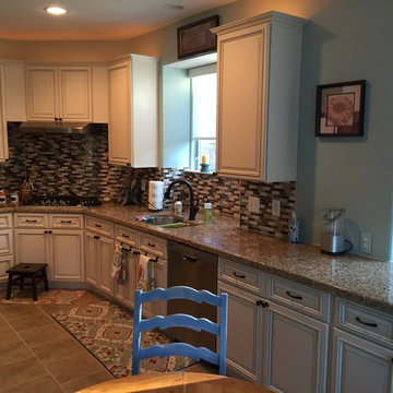 Kitchen Remodel with Tahoe Granite and Signature Pearl Cabinetry, Finished