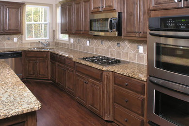 Kitchen Remodeled with Granite Slab
