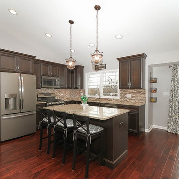 Kitchen Remodeling Hoffman Estates Il in a Split Level Home