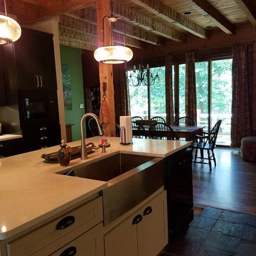 Kitchen Remodeling in Log Home