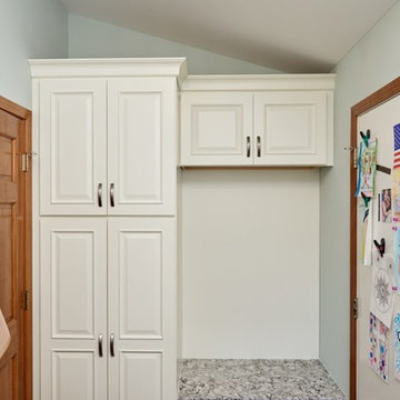 Kitchen Remodeling in O'Fallon, IL | Laundry Room | Classic White Kitchen